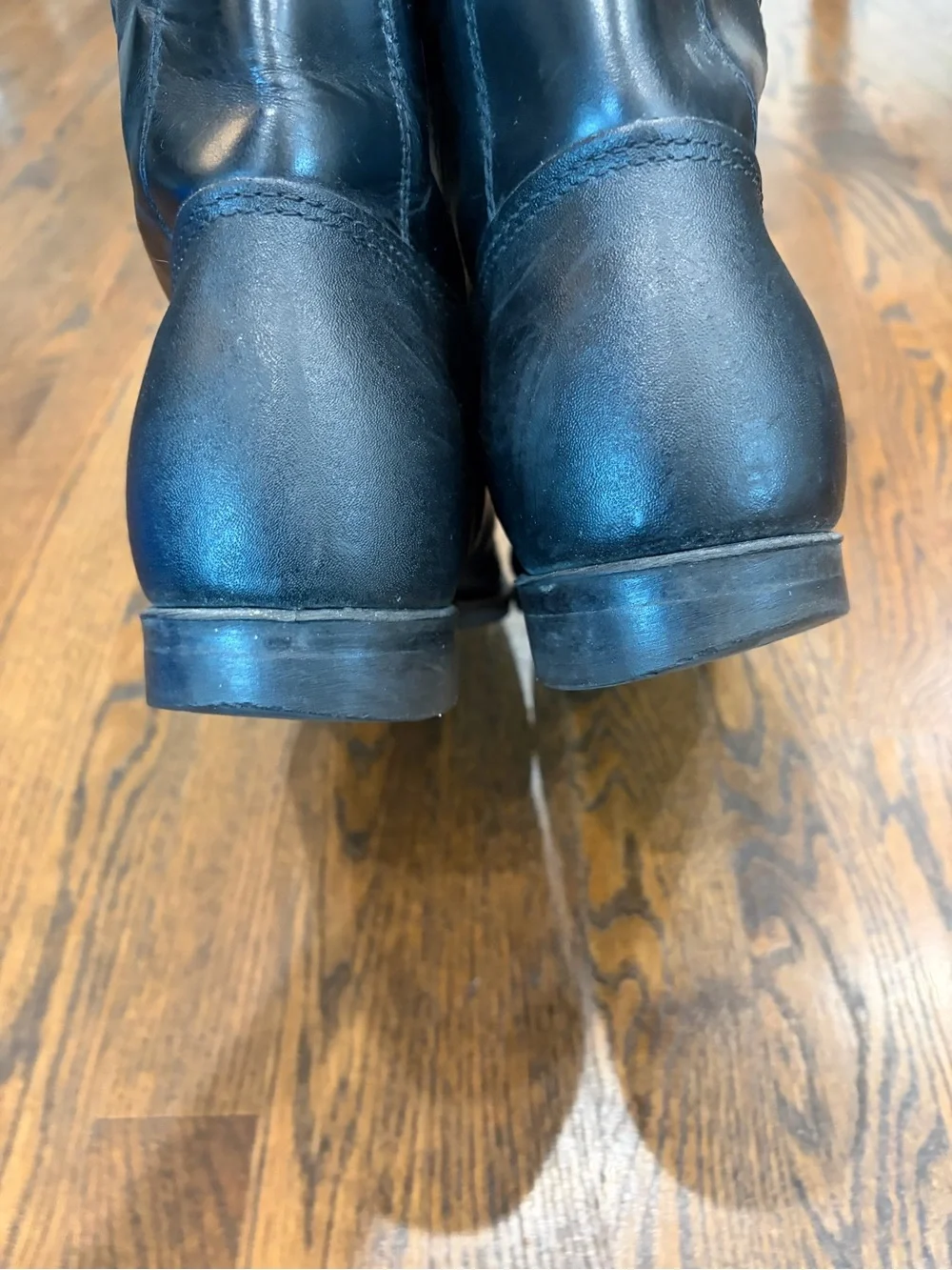 RED WING SHOES Vintage Pecos Boots Black Leather